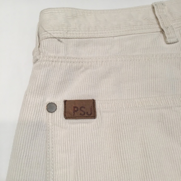 PAUL SMITH JEANS mens sz32 white corduroy jeans - Picture 3 of 12